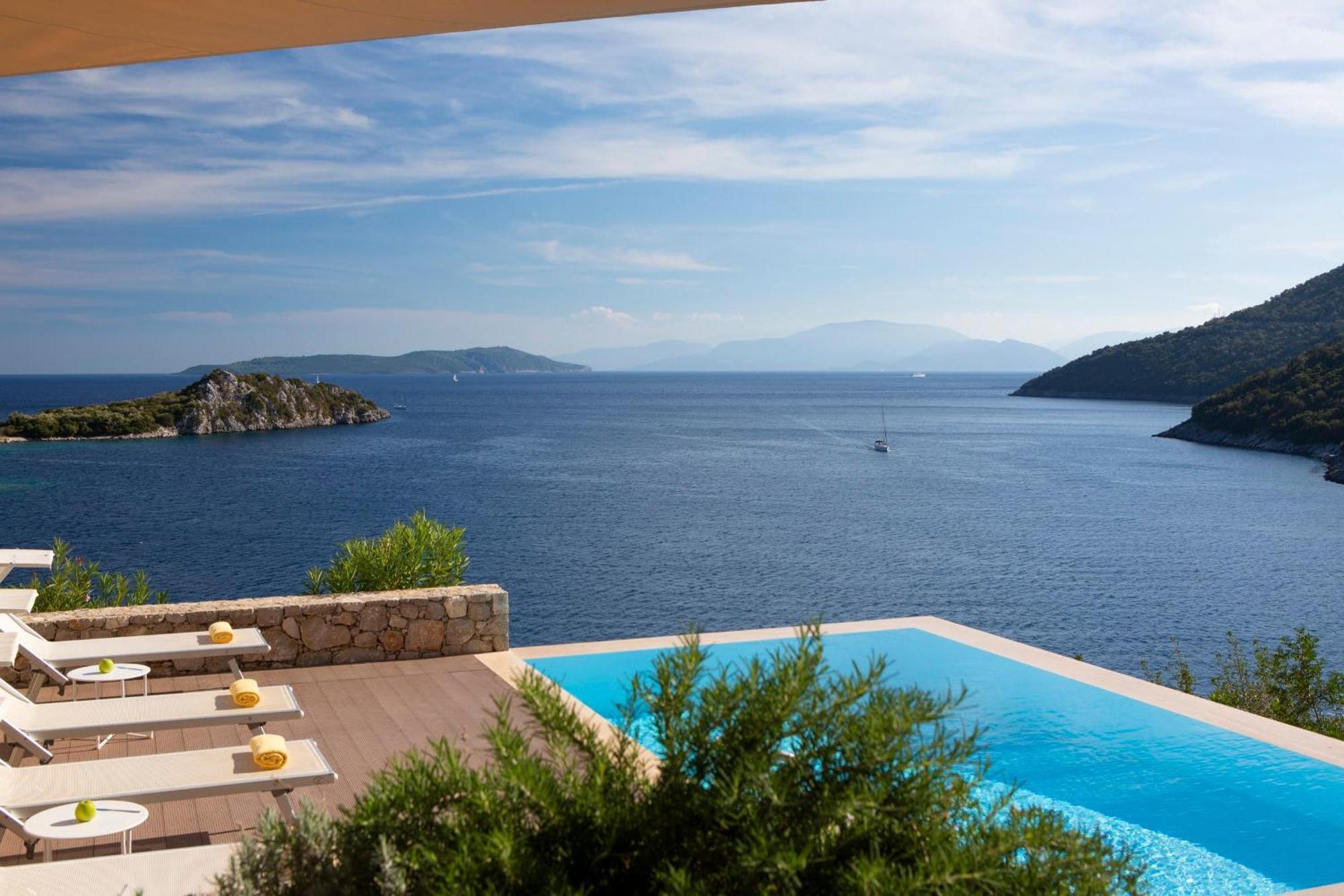 Villa Kalamos - Modern Villa In Sivota Bay With Direct Access To Sea Eksteriør billede