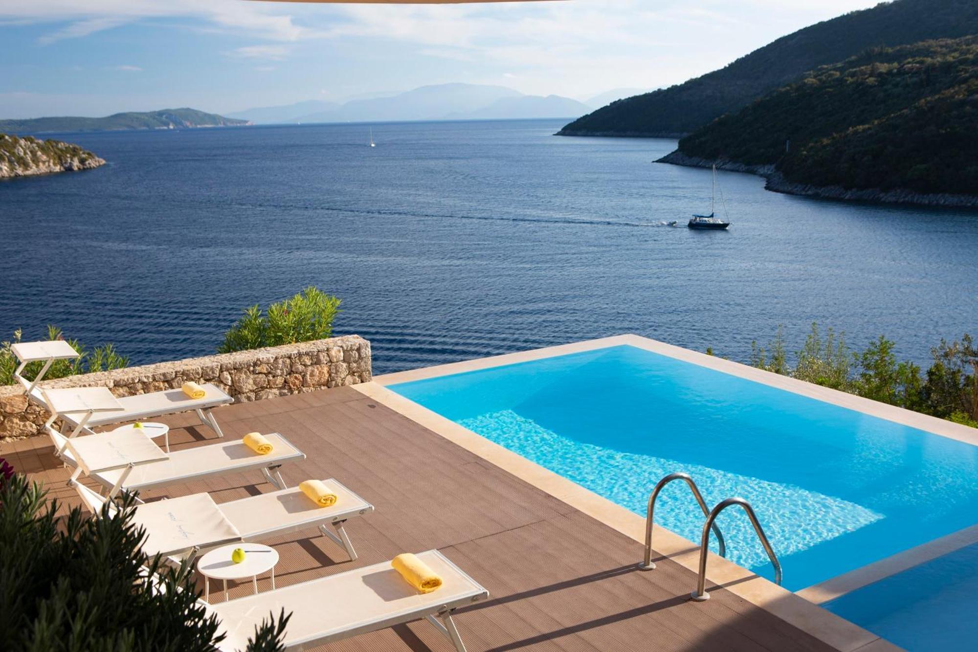 Villa Kalamos - Modern Villa In Sivota Bay With Direct Access To Sea Eksteriør billede
